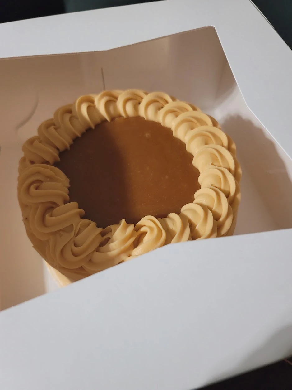 Butterscotch caramel layer cake